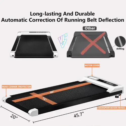 JURITS Walking Pad 2 in 1