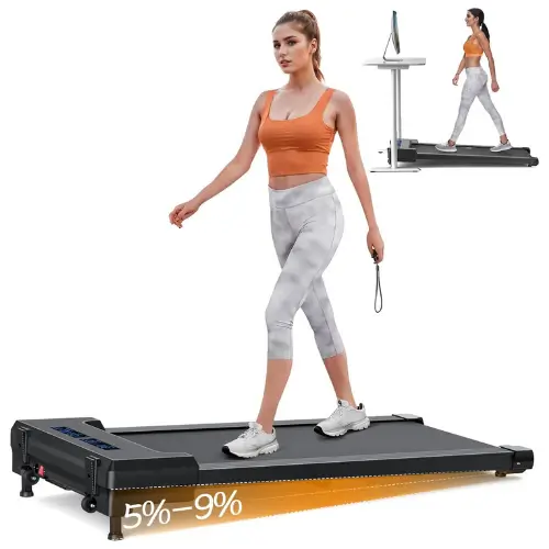 DAEYGIM 2 in 1 Portable Walking Treadmill